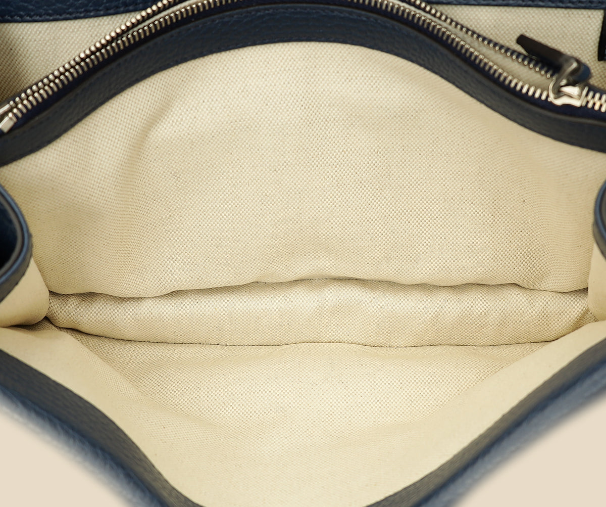 Gucci Navy Blue Dionysus Small Shoulder Bag-Gucci-THE CLOSET