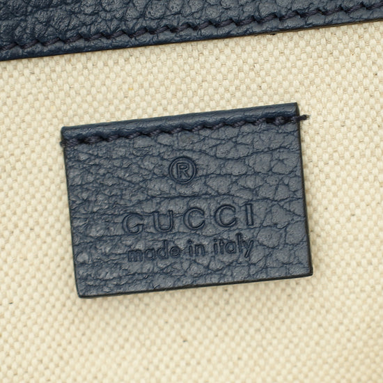 Gucci Navy Blue Dionysus Small Shoulder Bag-Gucci-THE CLOSET