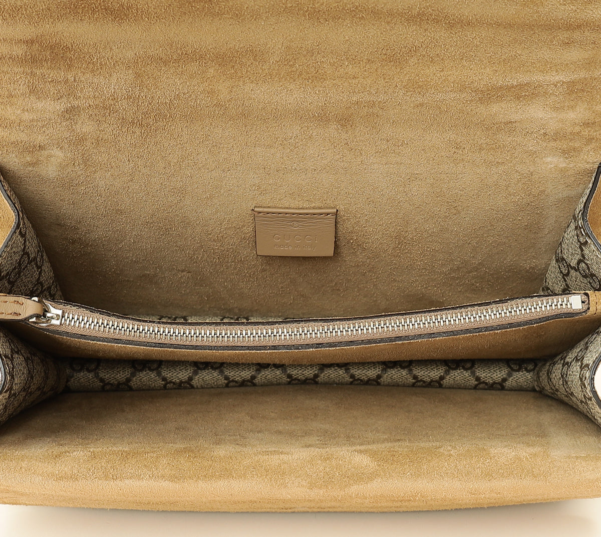 Gucci Ebony GG Supreme Dionysus Small Shoulder Bag-Gucci-THE CLOSET