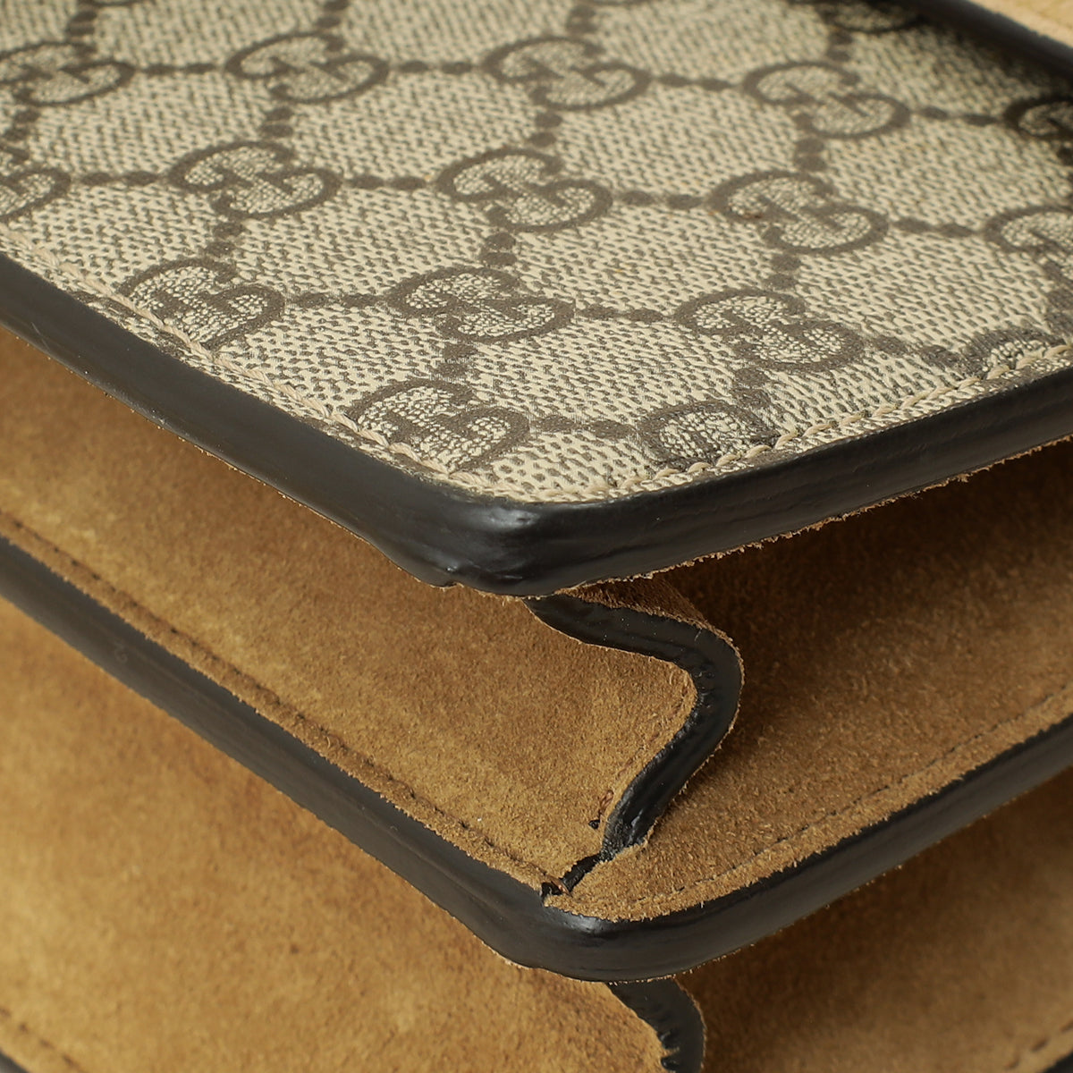 Gucci Ebony GG Supreme Dionysus Small Shoulder Bag-Gucci-THE CLOSET