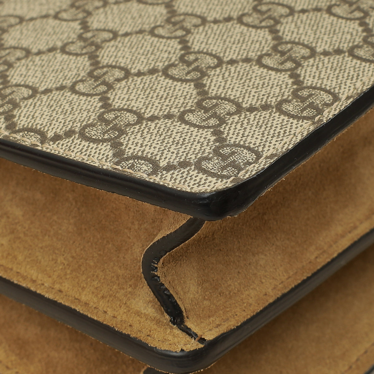 Gucci Ebony GG Supreme Dionysus Small Shoulder Bag-Gucci-THE CLOSET