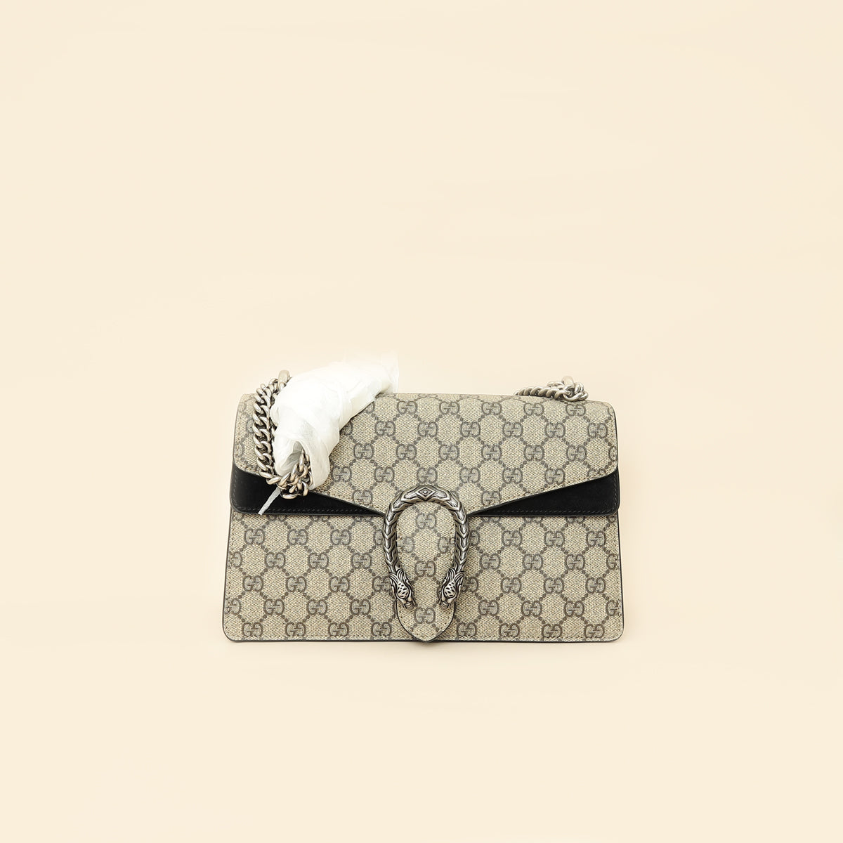 Gucci Bicolor GG Supreme Dionysus Flap Bag-Gucci-THE CLOSET