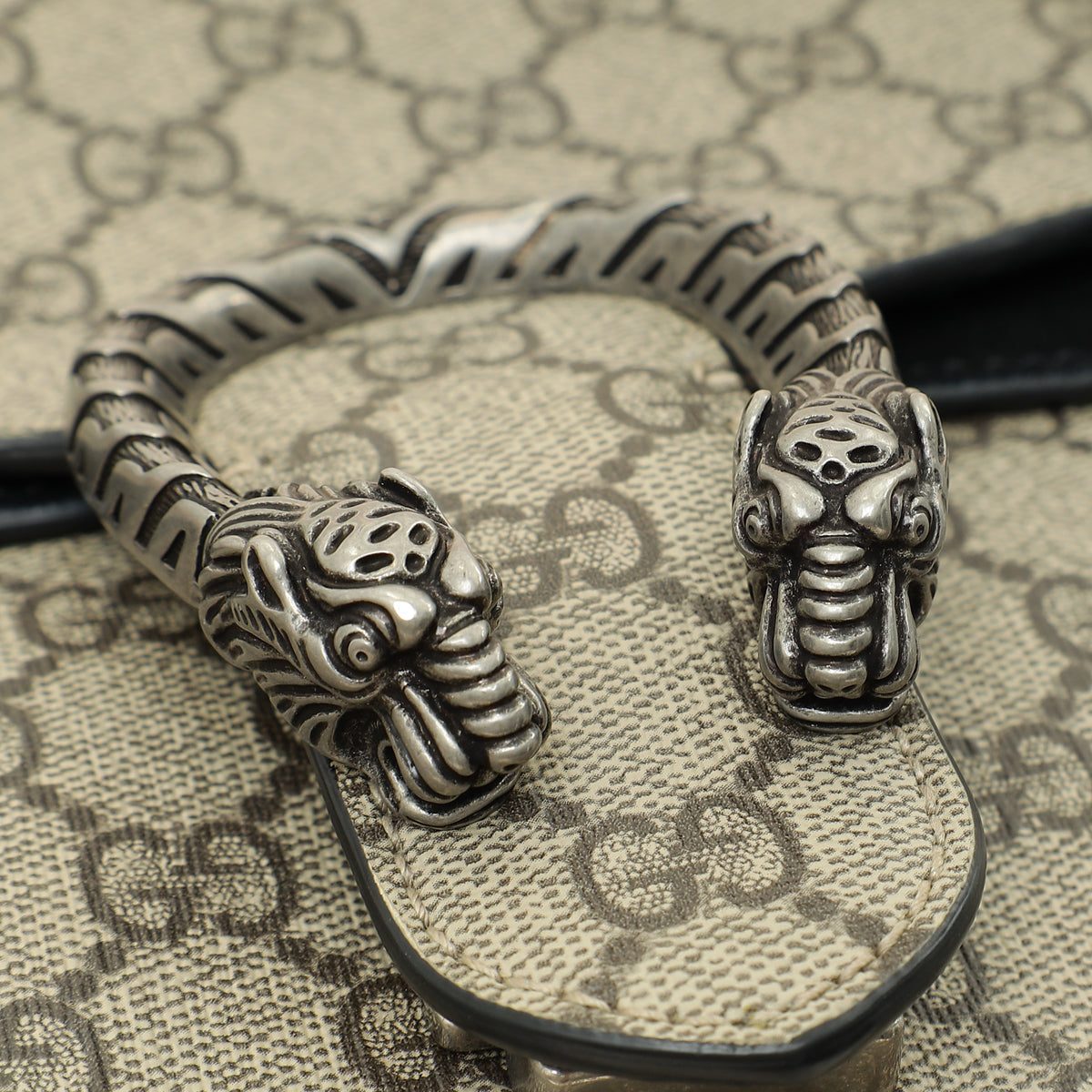 Gucci Bicolor GG Supreme Dionysus Flap Bag-Gucci-THE CLOSET