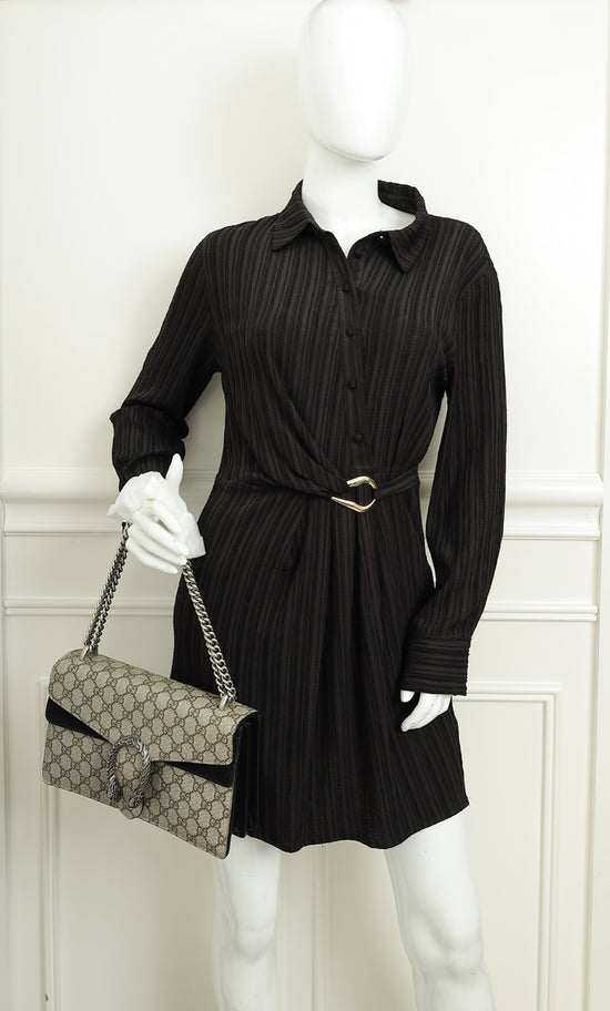 Gucci Bicolor GG Supreme Dionysus Flap Bag-Gucci-THE CLOSET