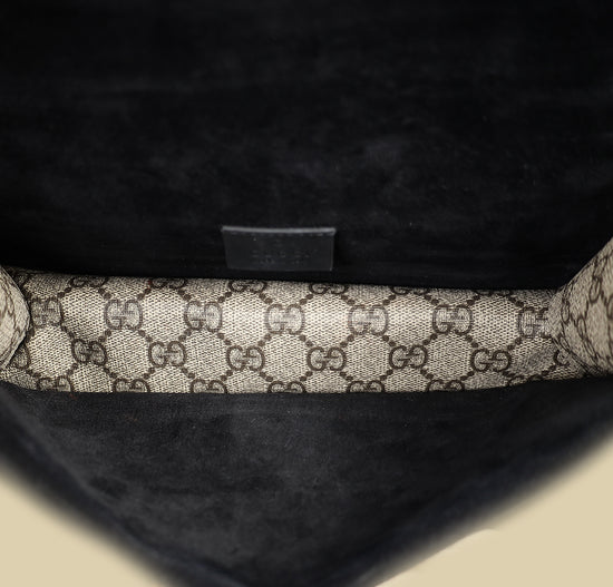 Gucci Bicolor GG Supreme Crystal Dionysus Small Shoulder Bag-Gucci-THE CLOSET