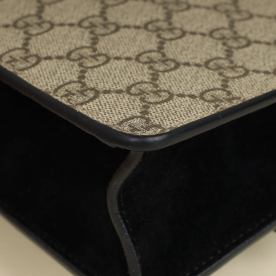 Gucci Bicolor GG Supreme Crystal Dionysus Small Shoulder Bag-Gucci-THE CLOSET