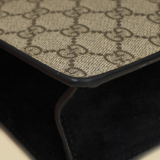 Gucci Bicolor GG Supreme Crystal Dionysus Small Shoulder Bag-Gucci-THE CLOSET