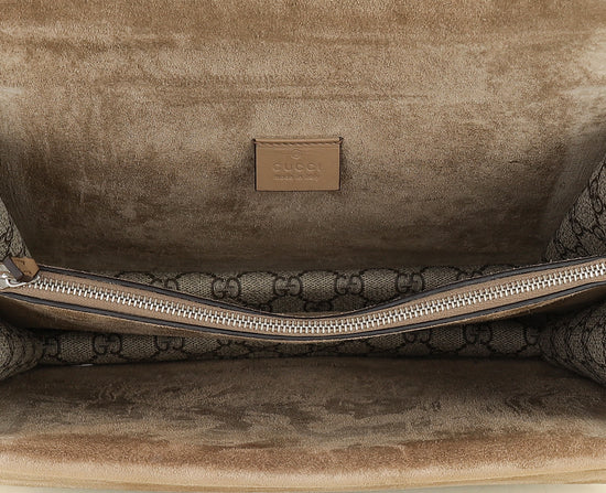 Gucci Ebony GG Supreme Shoulder Bag