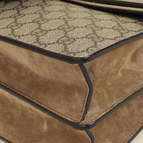 Gucci Ebony GG Supreme Shoulder Bag