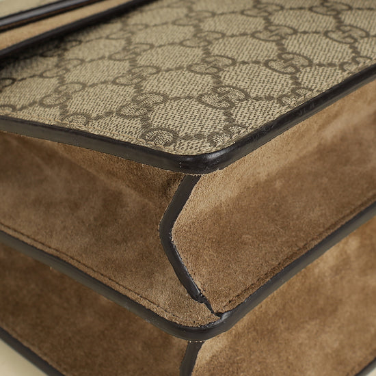 Gucci Ebony GG Supreme Shoulder Bag