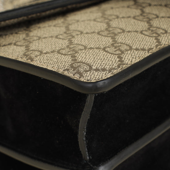 Gucci Bicolor GG Supreme Dionysus Medium Shoulder Bag