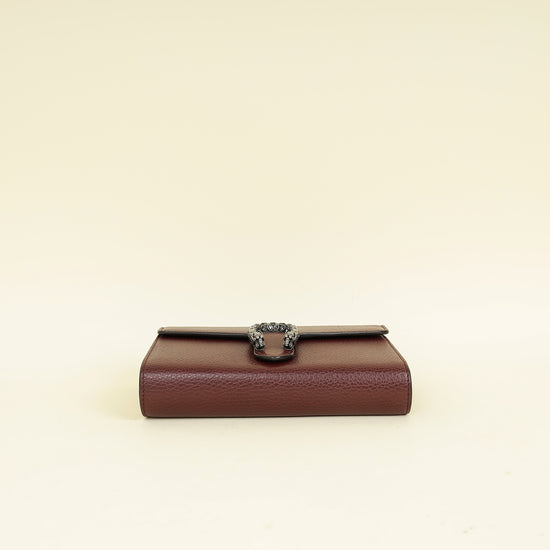 Gucci Burgundy Dionysus Mini Chain Bag