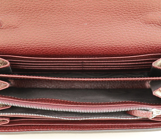 Gucci Burgundy Dionysus Mini Chain Bag