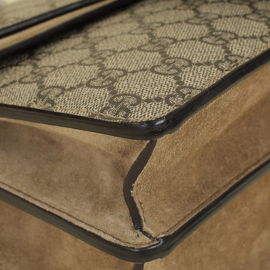 Gucci Bicolor GG Supreme Dionysus Medium Shoulder Bag