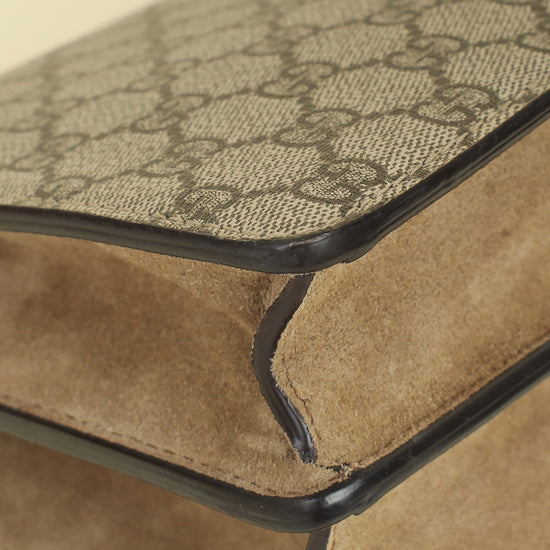 Gucci Bicolor GG Supreme Dionysus Medium Shoulder Bag