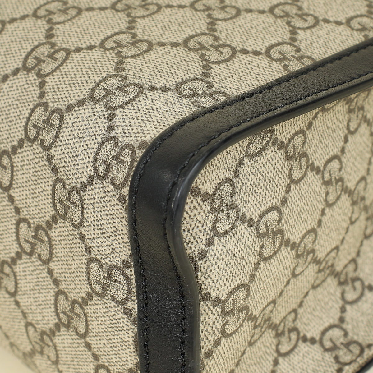 Gucci Bicolor GG Supreme Padlock Small Tote Bag