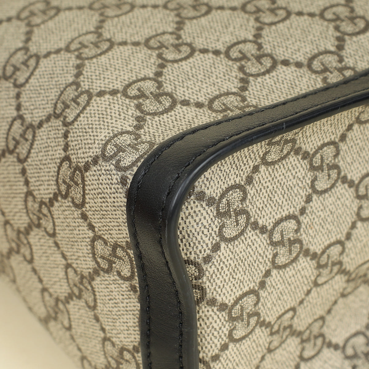 Gucci Bicolor GG Supreme Padlock Small Tote Bag