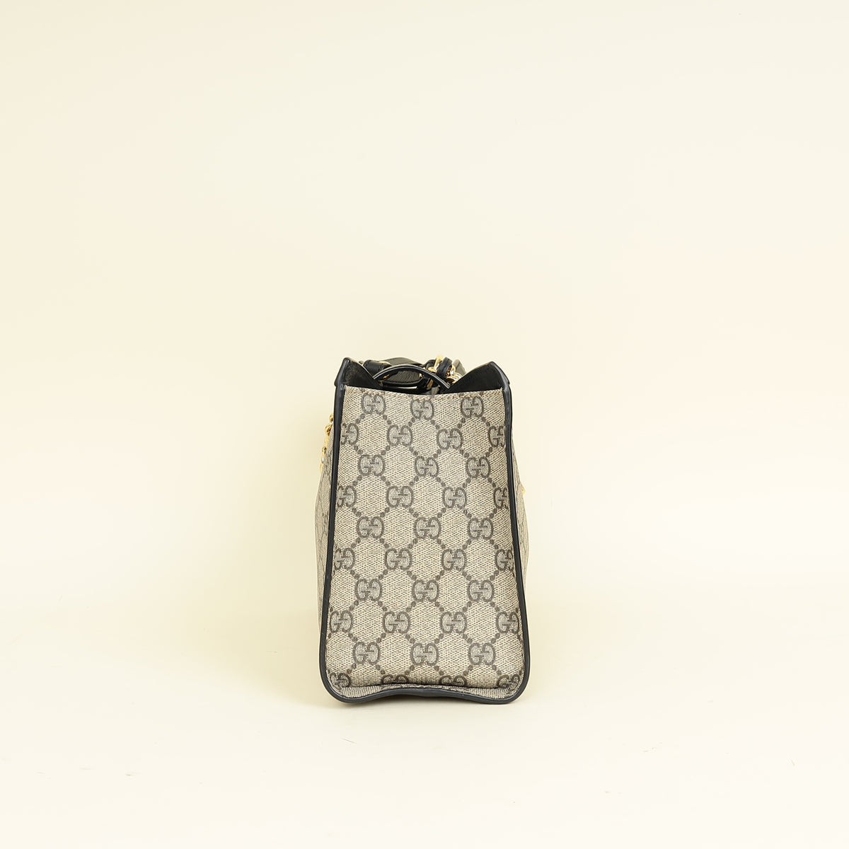 Gucci Bicolor GG Supreme Padlock Small Tote Bag