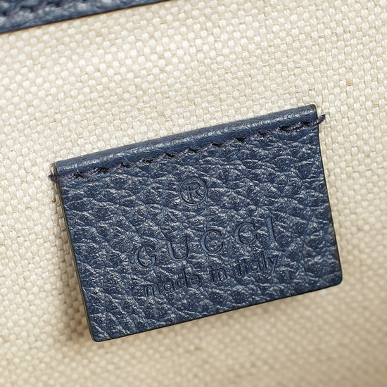 Gucci Blue Crystal Dionysus Small Chain Bag