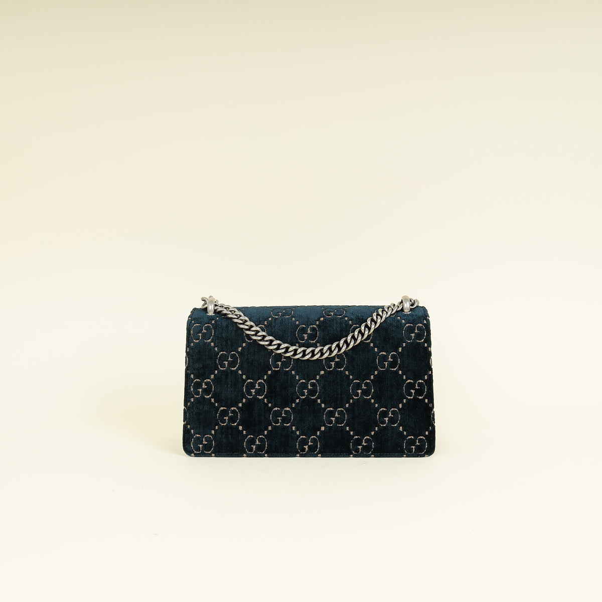 Gucci Bicolor GG Velvet Dionysus Medium Shoulder Bag