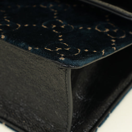 Gucci Bicolor GG Velvet Dionysus Medium Shoulder Bag