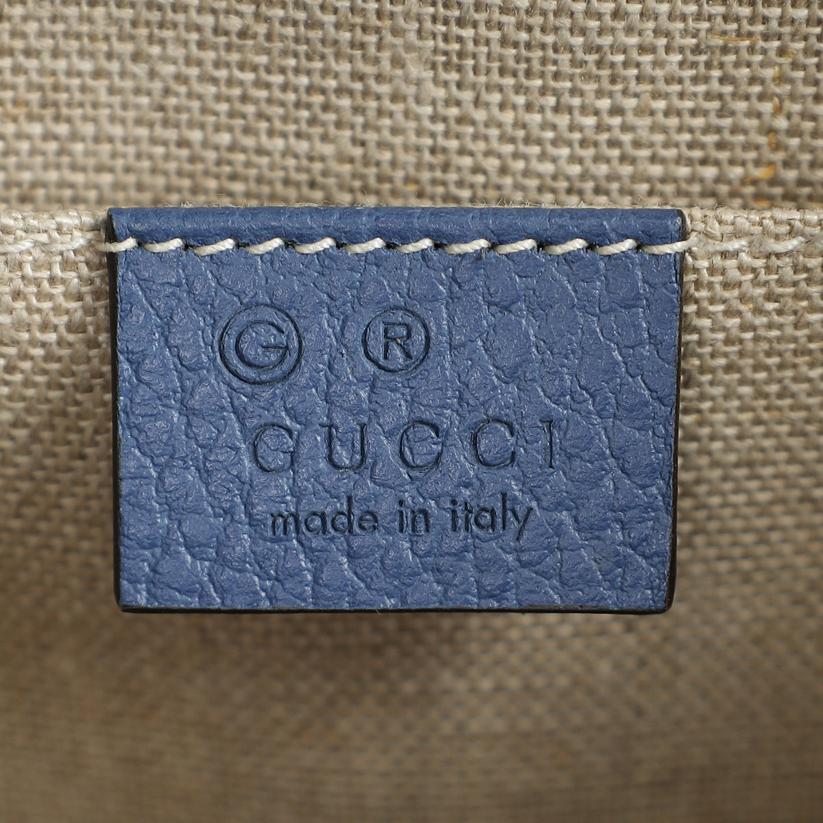 Gucci Navy Blue Interlocking G Small Shoulder Bag