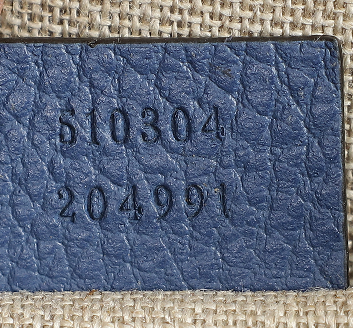 Gucci Navy Blue Interlocking G Small Shoulder Bag