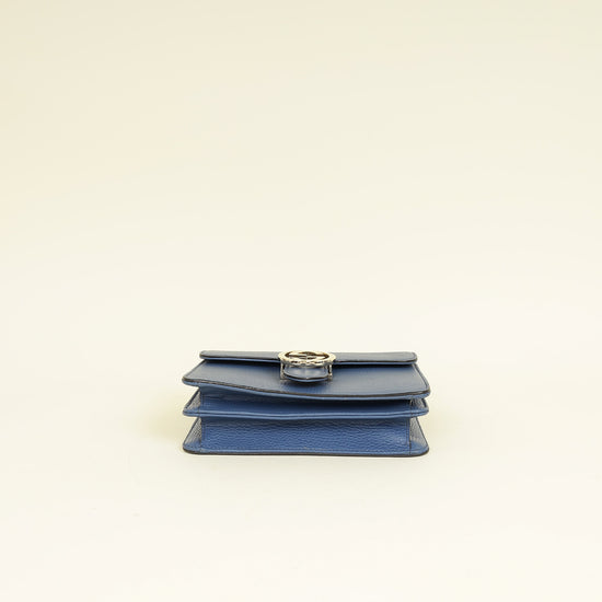 Gucci Navy Blue Interlocking G Small Shoulder Bag