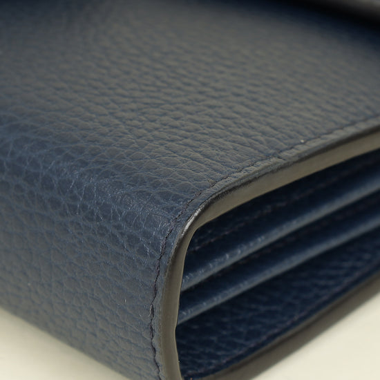 Gucci Navy Blue Dionysus Mini Chain Bag