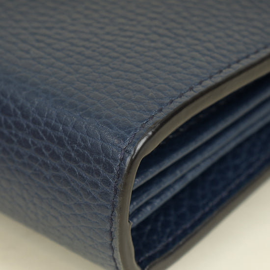 Gucci Navy Blue Dionysus Mini Chain Bag