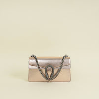 Gucci Metallic Rose Gold Dionysus Medium Shoulder Bag