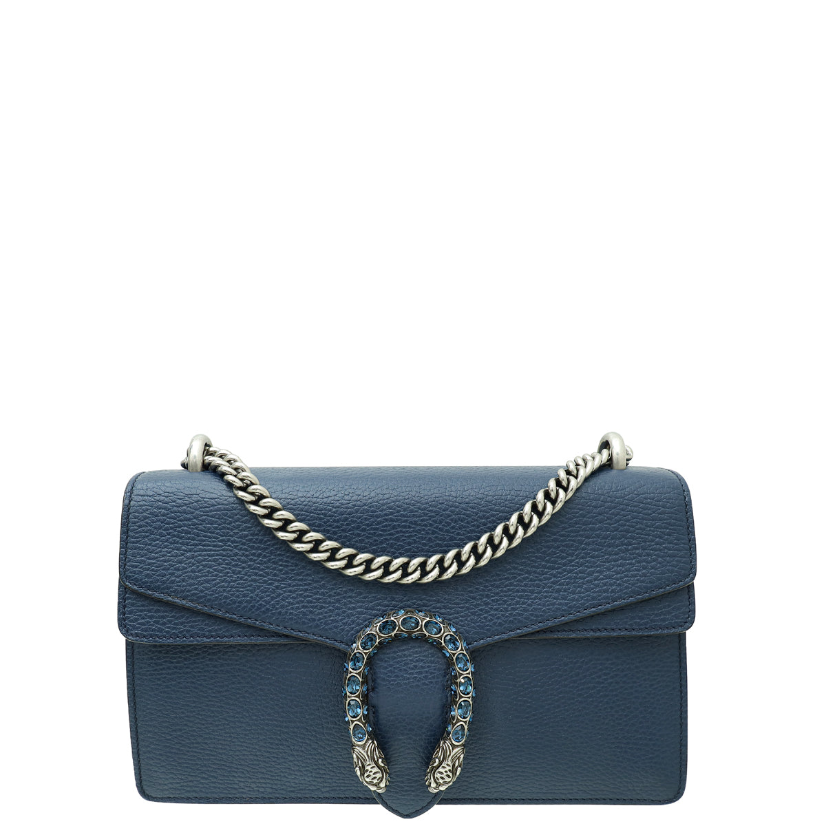 Gucci Navy Blue Dionysus Small Shoulder Bag-Gucci-THE CLOSET