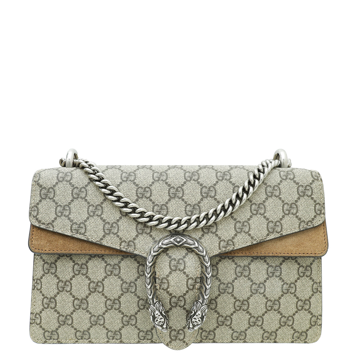 Gucci Bicolor GG Supreme Dionysus Small Shoulder Bag-Gucci-THE CLOSET
