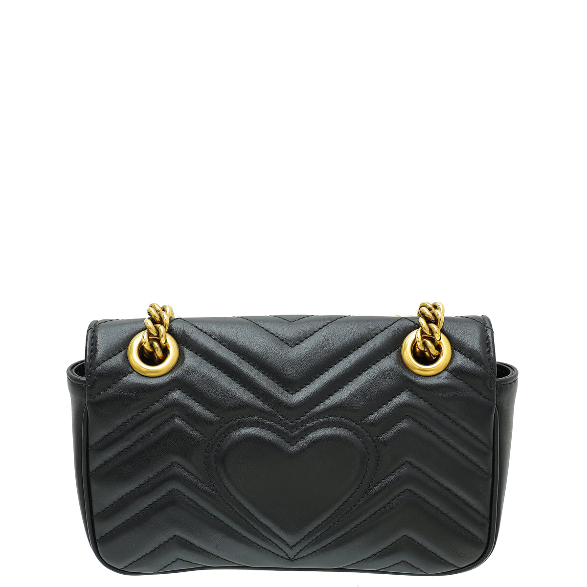 Gucci Black GG Marmont Matelasse Mini Shoulder Bag