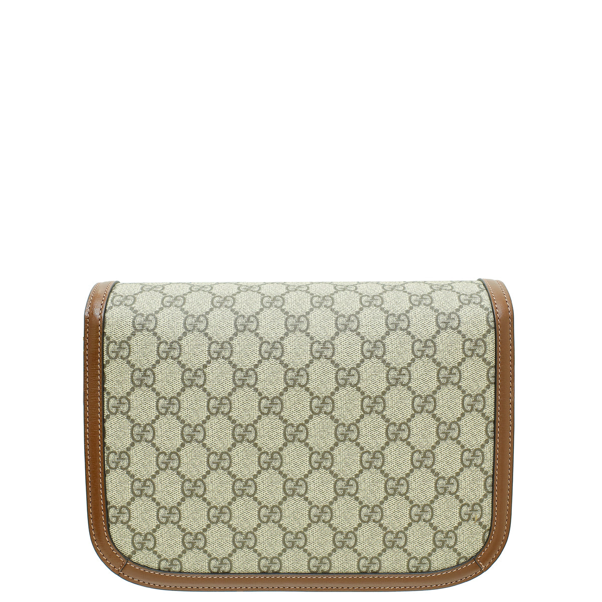 Gucci Bicolor GG Supreme Horsebit 1955 Medium Shoulder Bag-Gucci-THE CLOSET