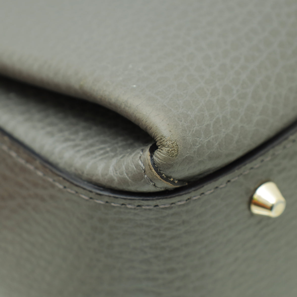 Gucci Gray Dollar Interlocking G Top Handle Bag