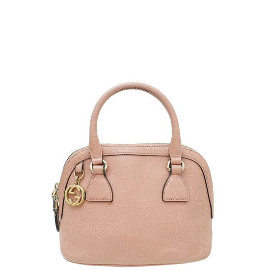 Gucci Dusty Pink GG Charm Dome Bag Mini Bag