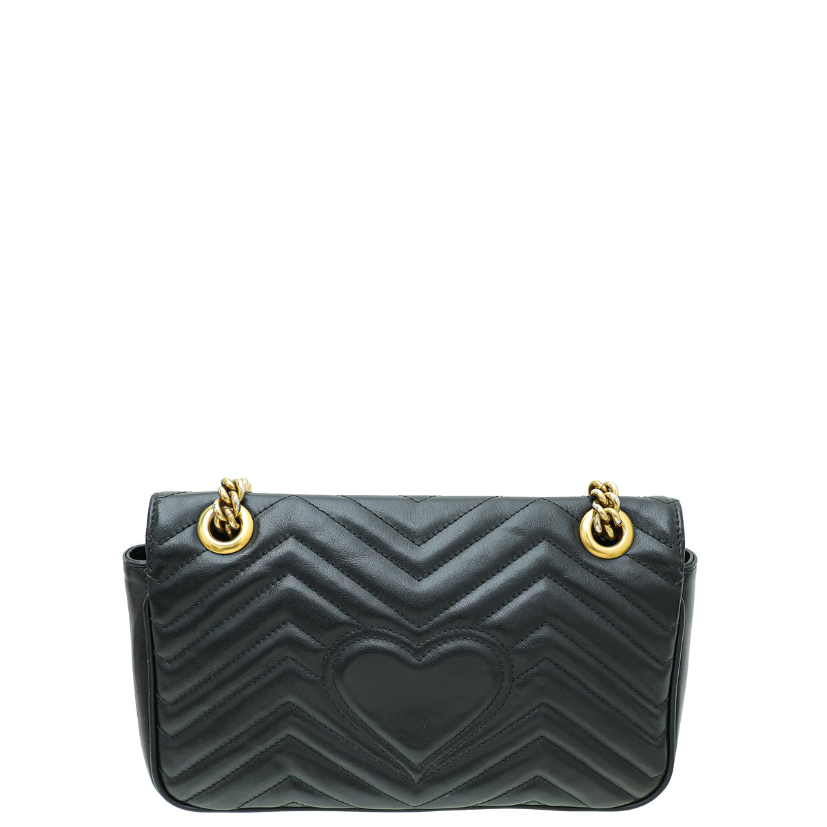 Gucci Black GG Marmont Matelasse Small Shoulder Bag-Gucci-THE CLOSET