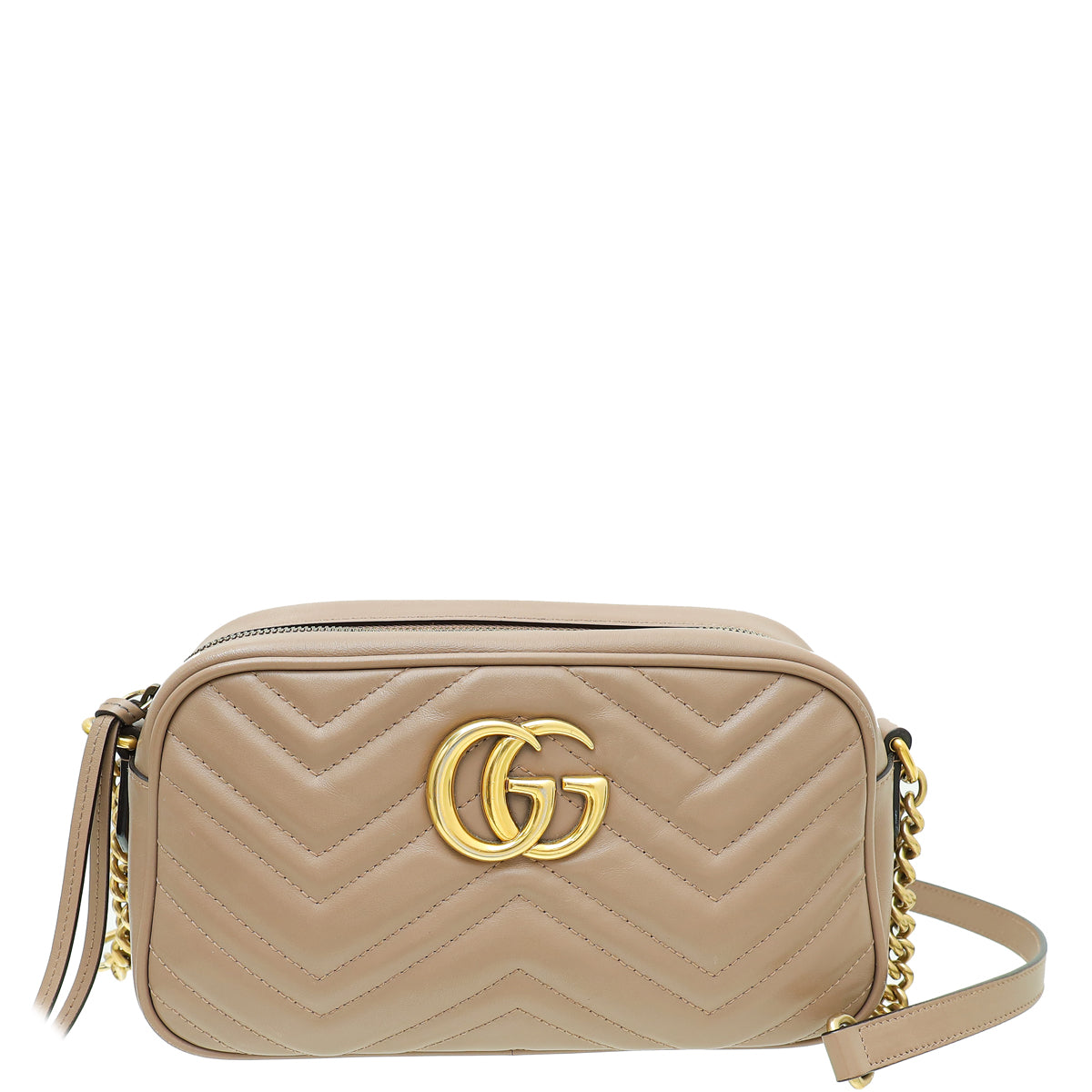 Gucci Dusty Pink GG Marmont Small Camera Shoulder Bag-Gucci-THE CLOSET
