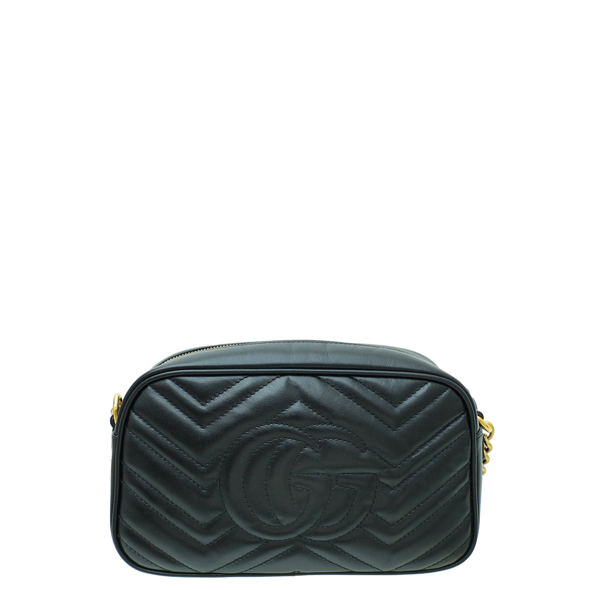 Gucci Black GG Marmont Camera Small Shoulder Bag-Gucci-THE CLOSET
