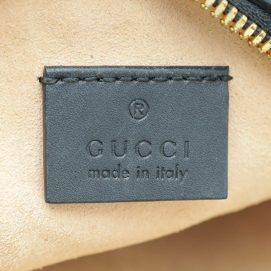 Gucci Black Ophidia Round Mini Shoulder Bag