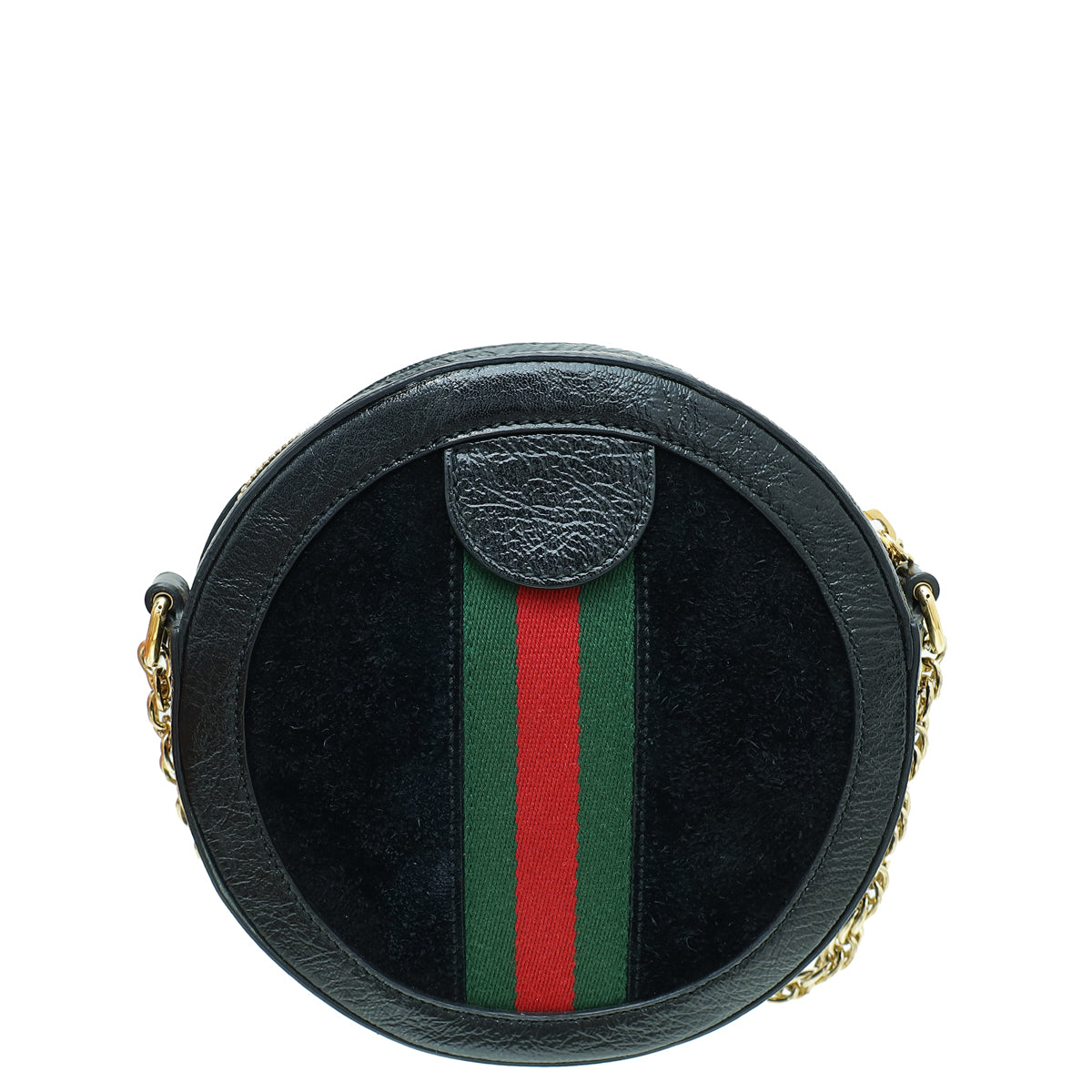 Gucci Black Ophidia Round Mini Shoulder Bag-Gucci-THE CLOSET