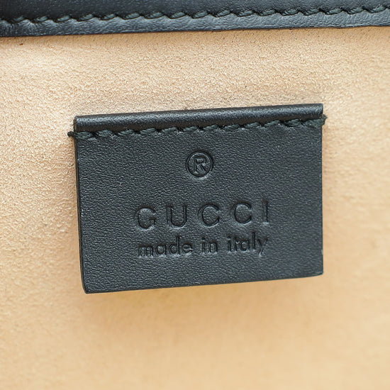 Gucci Black GG Velvet Dionysus Small Shoulder Bag