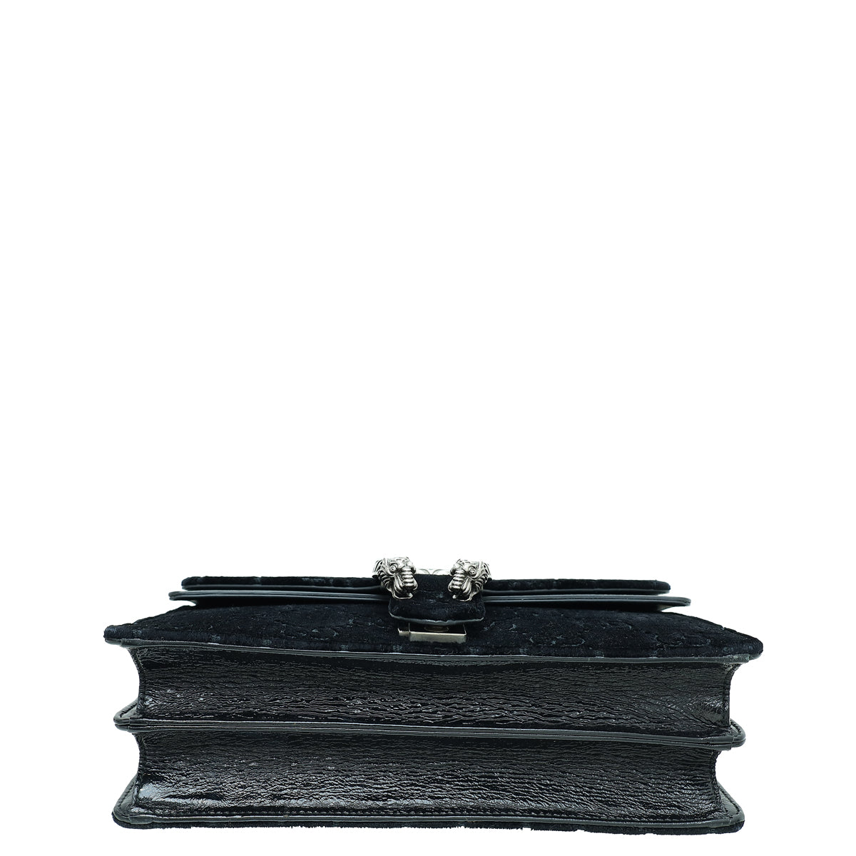 Gucci Black GG Velvet Dionysus Small Shoulder Bag