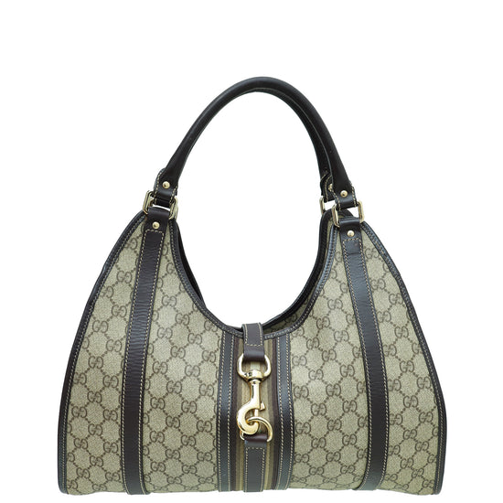 Gucci Bicolor GG Supreme Joy Medium Bag