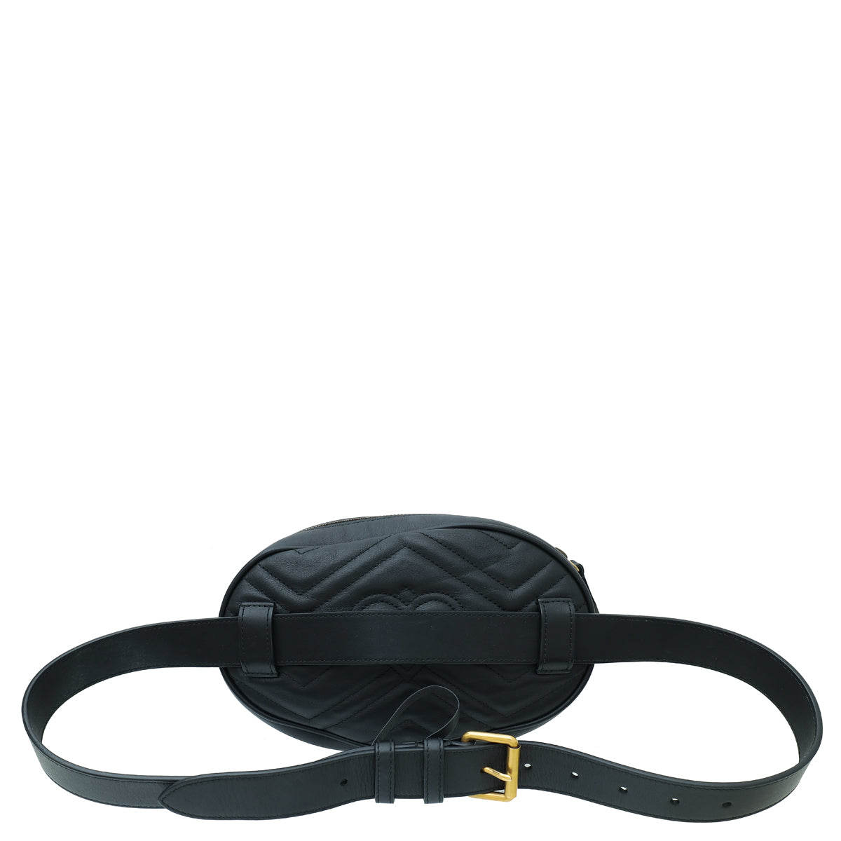 Gucci Black GG Marmont Small Belt Bag-Gucci-THE CLOSET