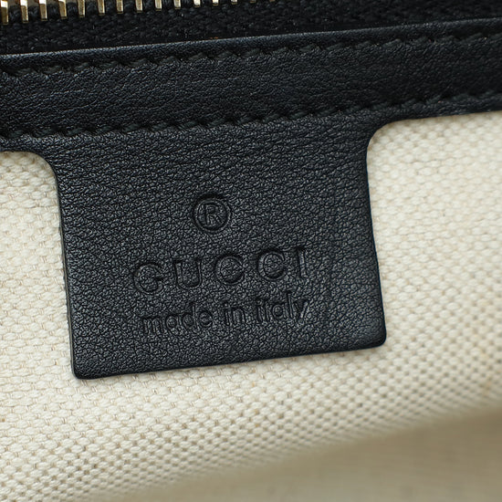 Gucci Black Guccissima Emily Large Bag