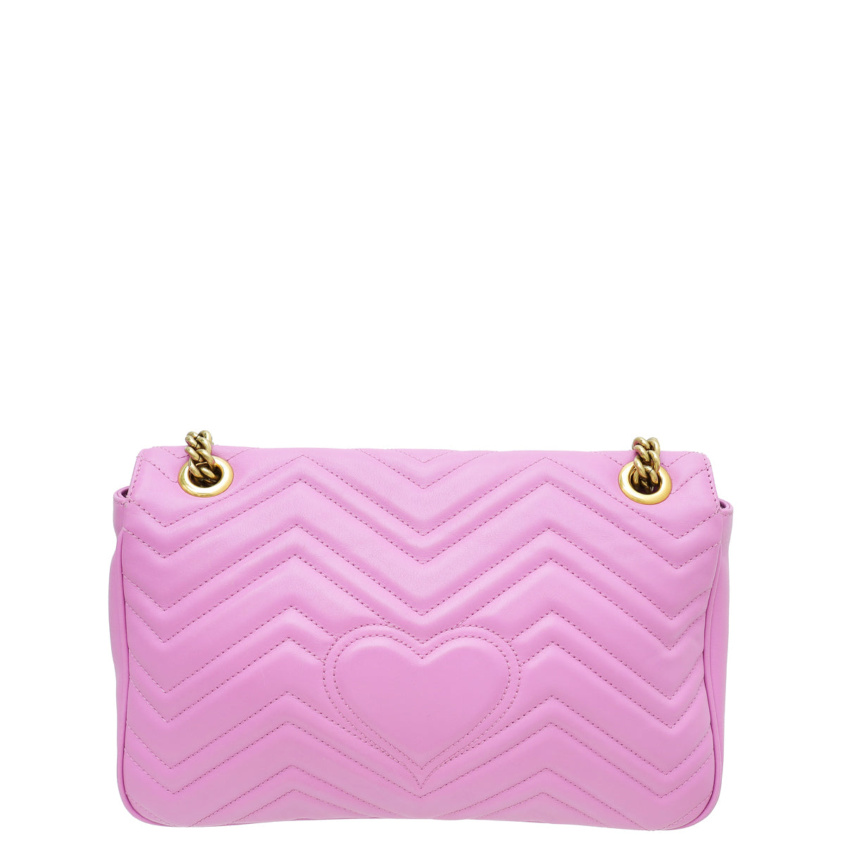 Gucci Pink GG Marmont Flap Medium Bag-Gucci-THE CLOSET