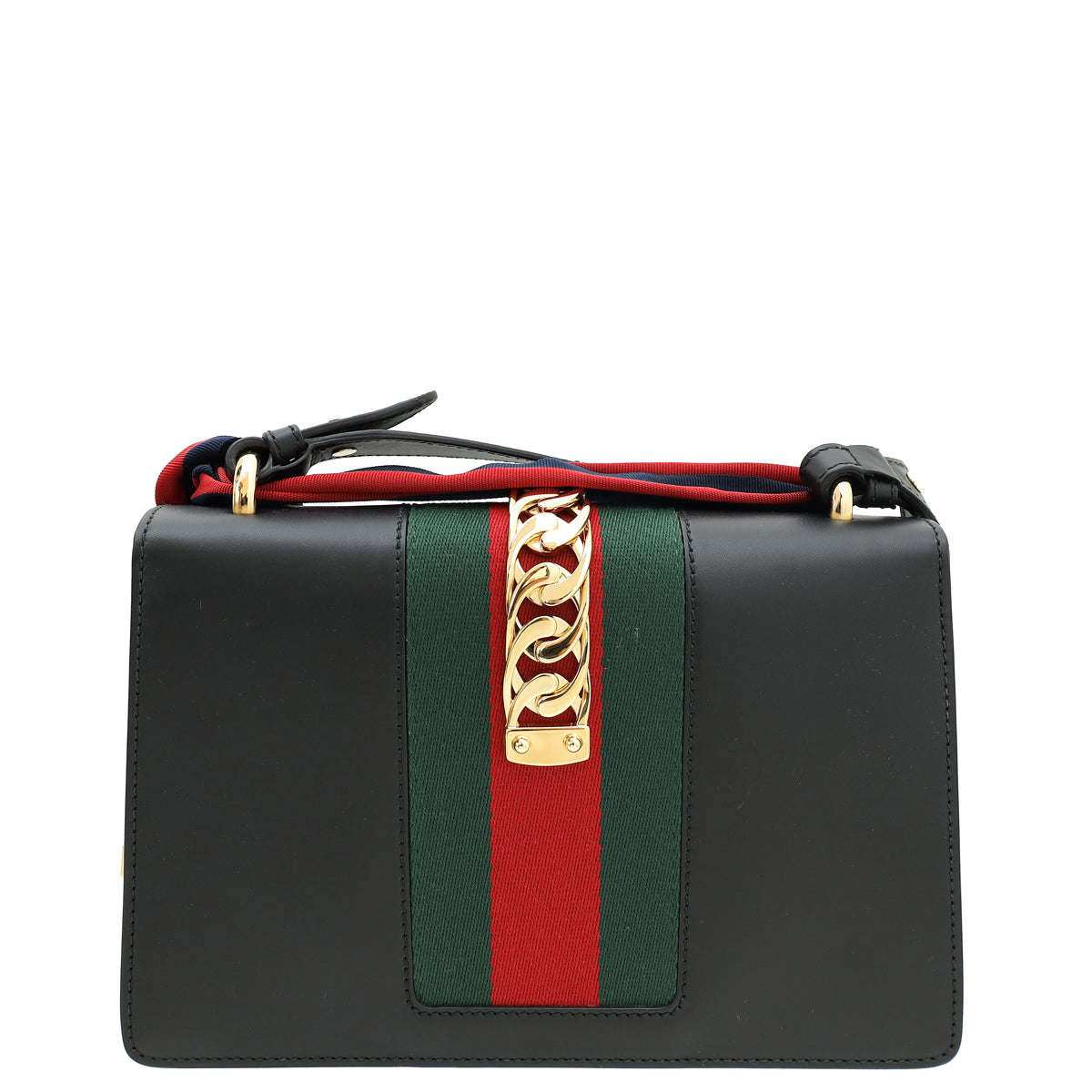 Gucci Black Sylvie Small Shoulder Bag-Gucci-THE CLOSET