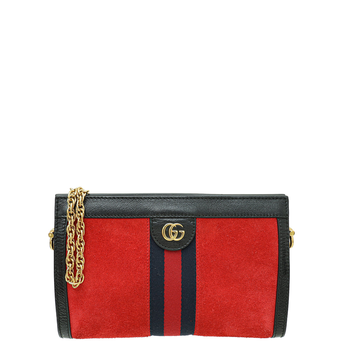 Gucci Tricolor Suede Web Ophidia Small Shoulder Bag